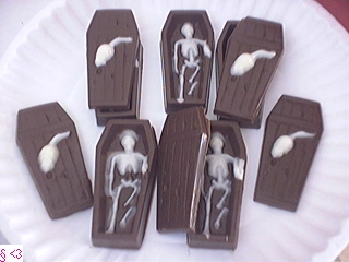 coffin chocolates
